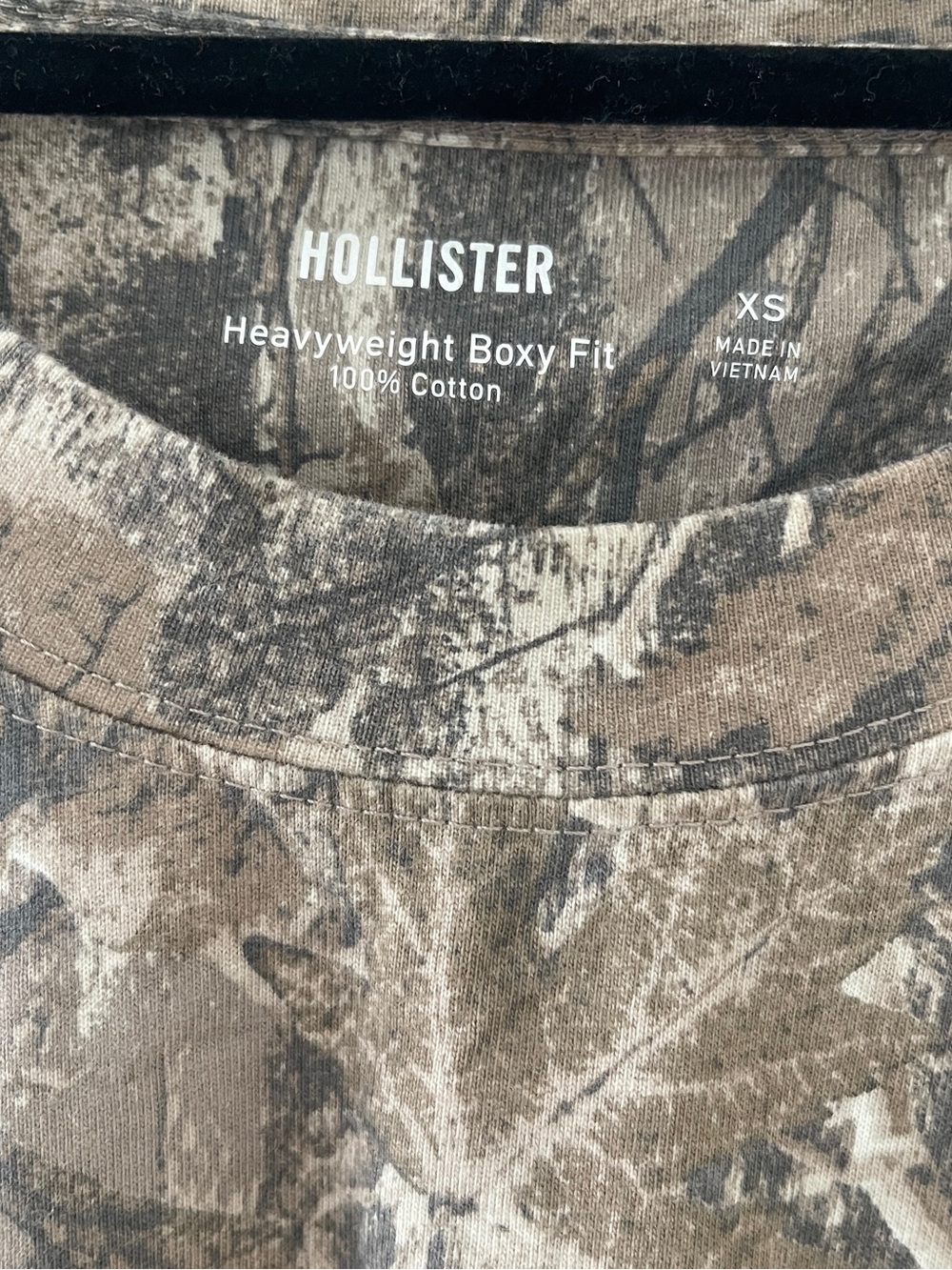 Hollister Realtree Camo HEAVYWEIGHT Short Sleeve Tee - Brown/Tan/Green - Picture 2 of 5